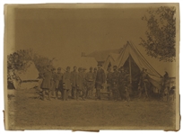 The Famous Civil War Photograph, Lincoln at Antietam -- Albumen Print by Alexander Gardner Measures 9 x 6.75